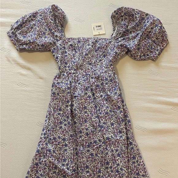 NWT Favorite Daughter Mirka Dress Size 0 Floral Purple Retail $268 - Picture 3 of 4